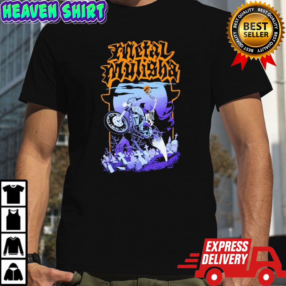 Metal Mulisha Raise Hell Skeleton Motor Halloween T-shirt