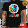 Miami area Dolphins x Heat x Marlins x Florida Panthers x Hurricanes x Inter Miami CF logo shirt