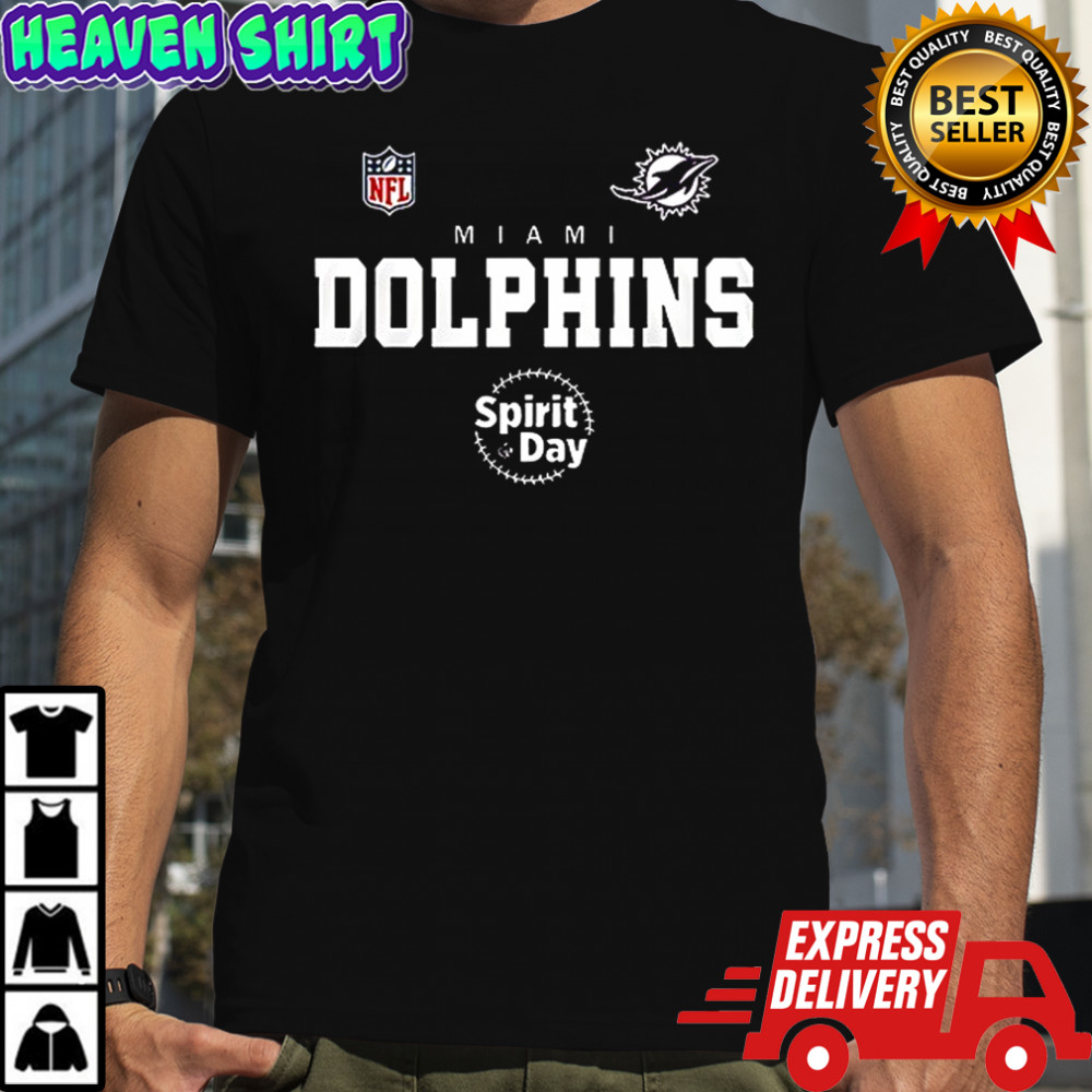 Miami Dolphins stand against bullying Spirit day shirt