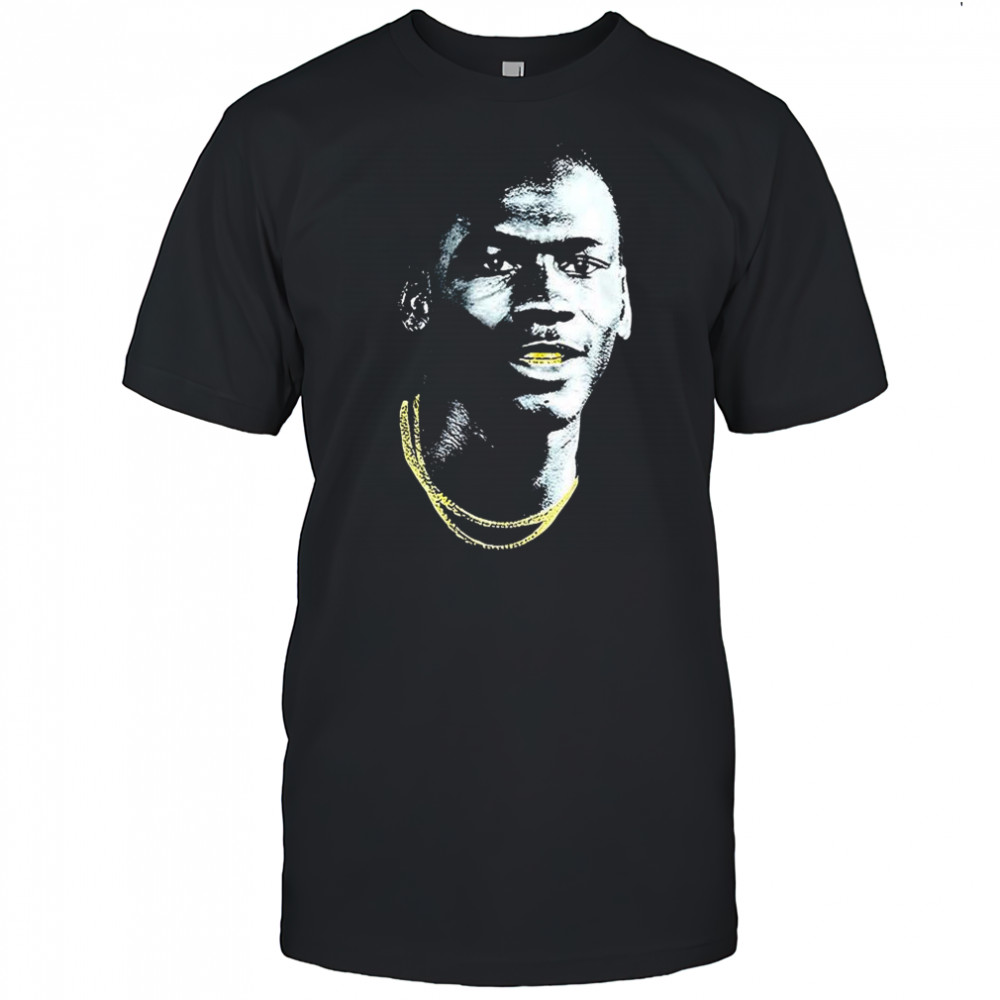 Michael gold grill screen gang print graphic shirt