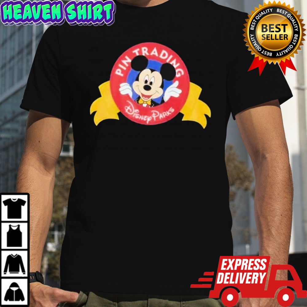 Mickey Mouse Disney Pin Trading 25th Anniversary T-Shirt