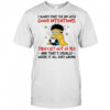 Minion i always start the day with good intentions then i get out of bed and that’s usually where it all goes wrong shirt