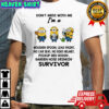 Minions don’t mess with me i’m a wooden spoon lead paint no car seat no bike helmet shirt