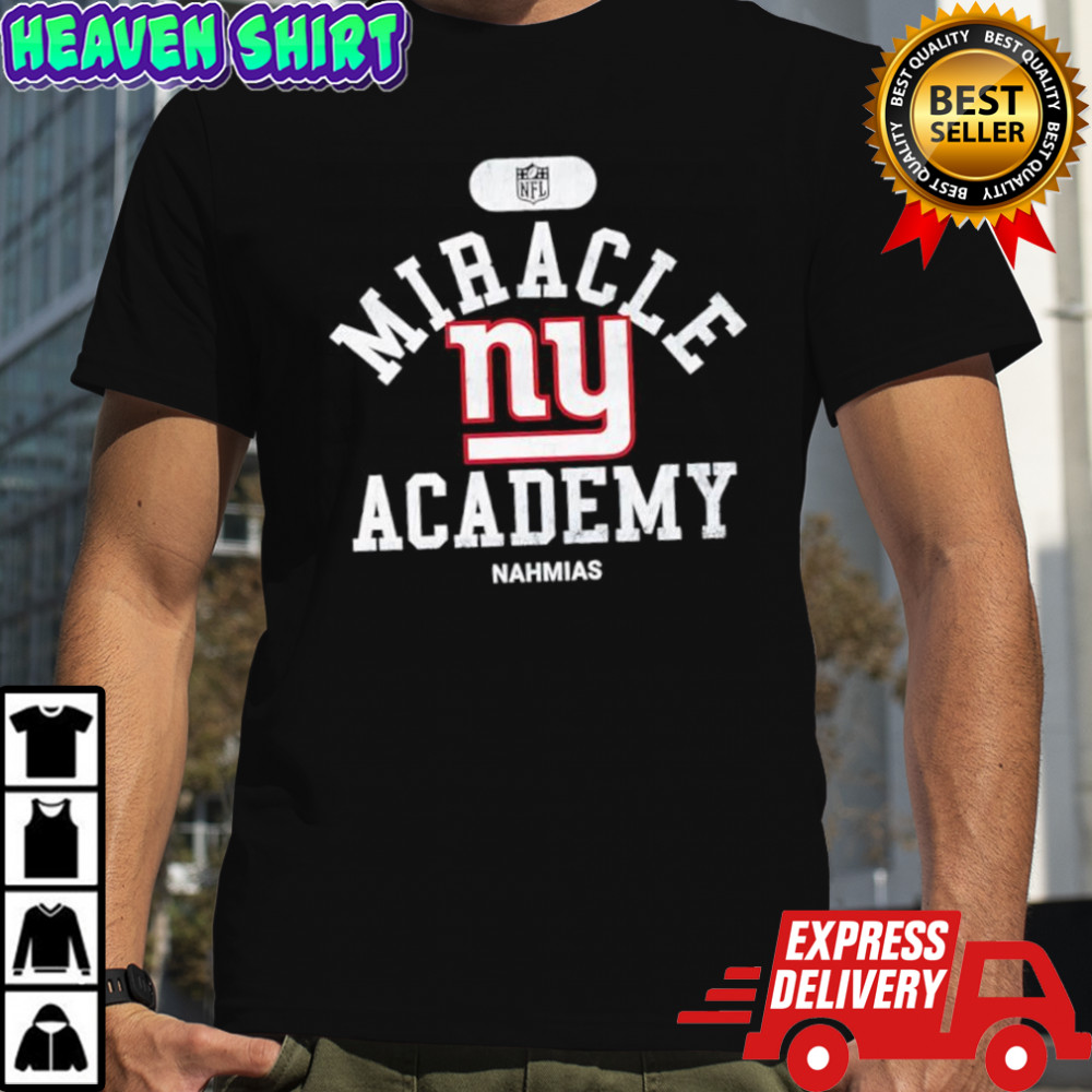 Miracle Academy x New York Giants NFL Mahmias logo shirt