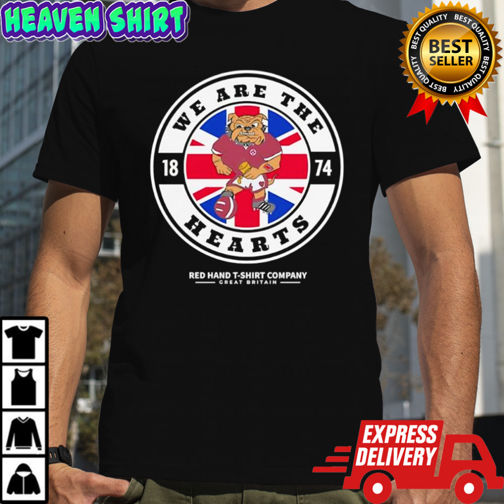 Mississippi State Bulldogs We are the hearts 1874 red hand company great Britain shirt