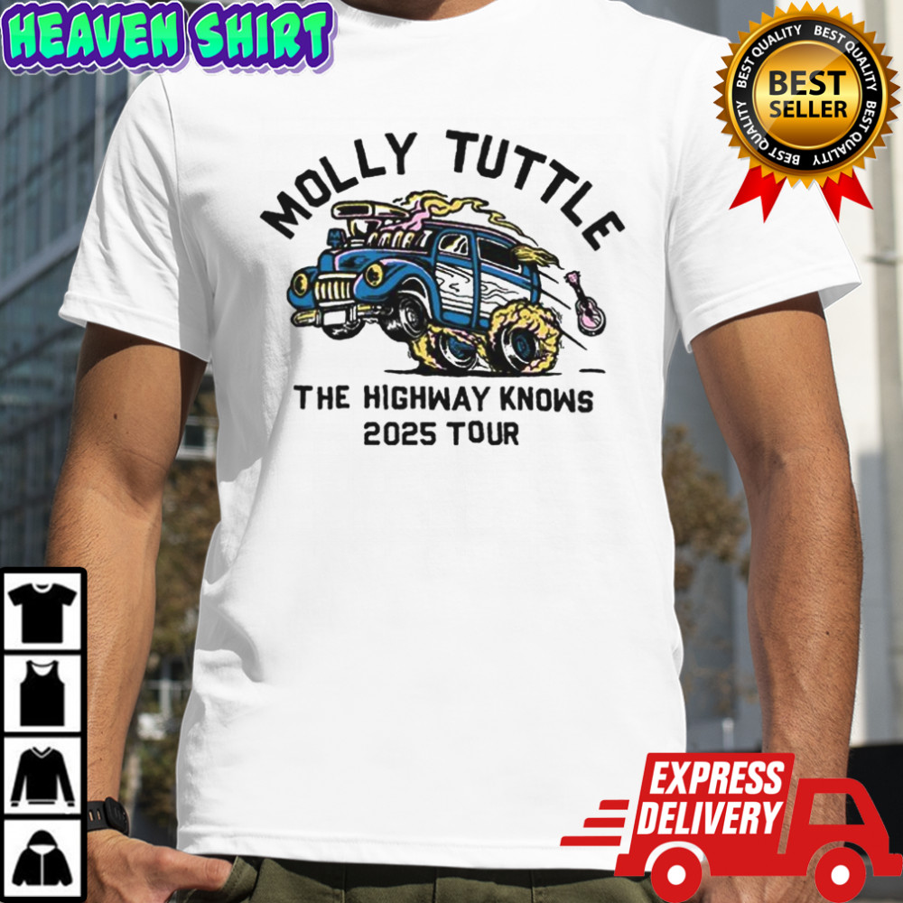 Molly Tuttle The Highway Knows So Long Little Miss Sunshine 2025 Tour Hot Rod T-shirt