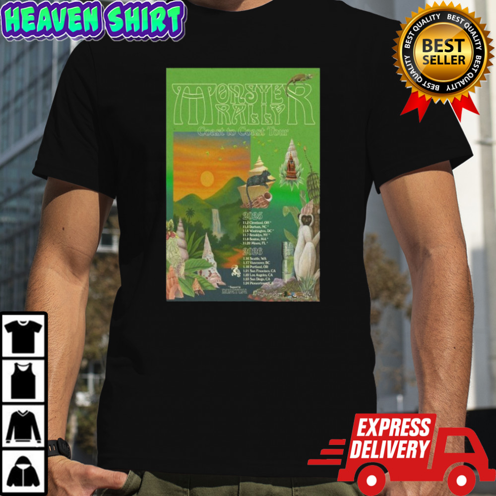 Monster Rally West Coast Tour 2025-2026 T-shirt