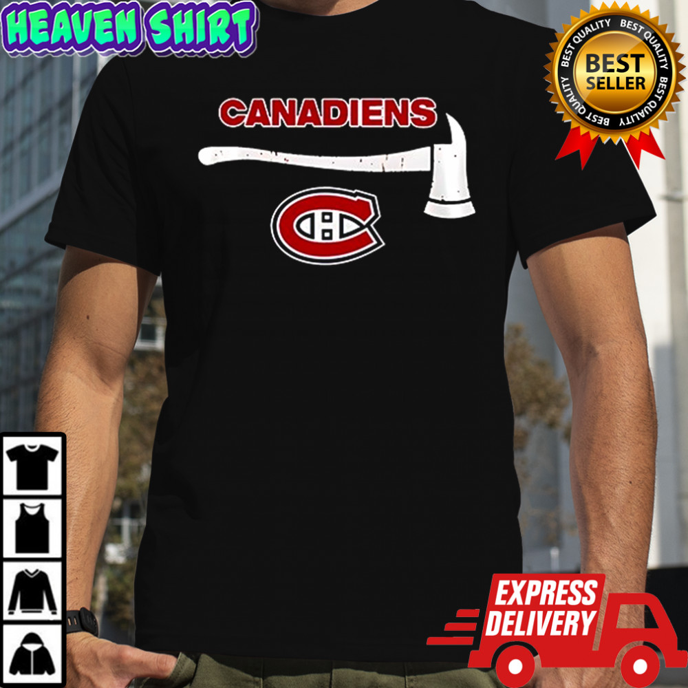 Montreal Canadiens firefighter application day logo shirt