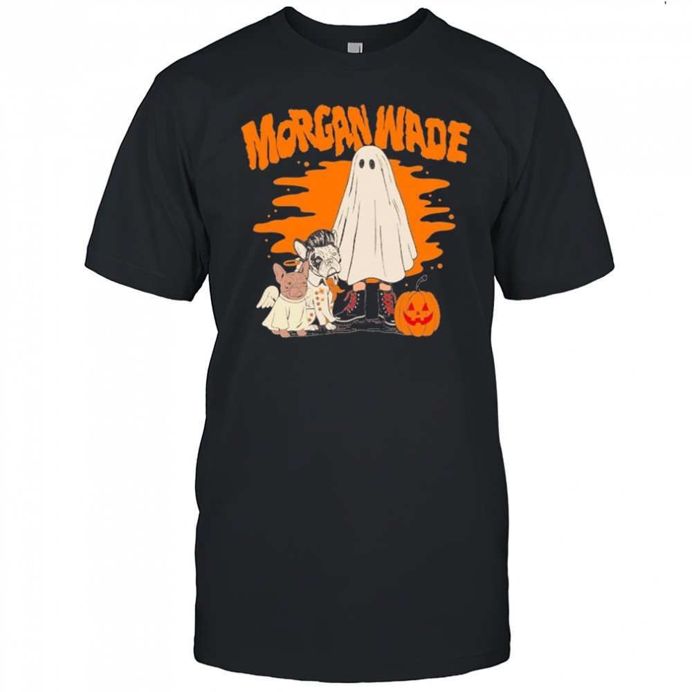 Morgan Wade Trick Or Treating Ghost Bulldog Halloween T-shirt
