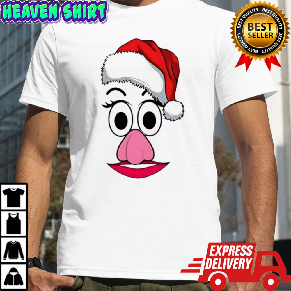 Mrs Potato Head Style Christmas T-shirt