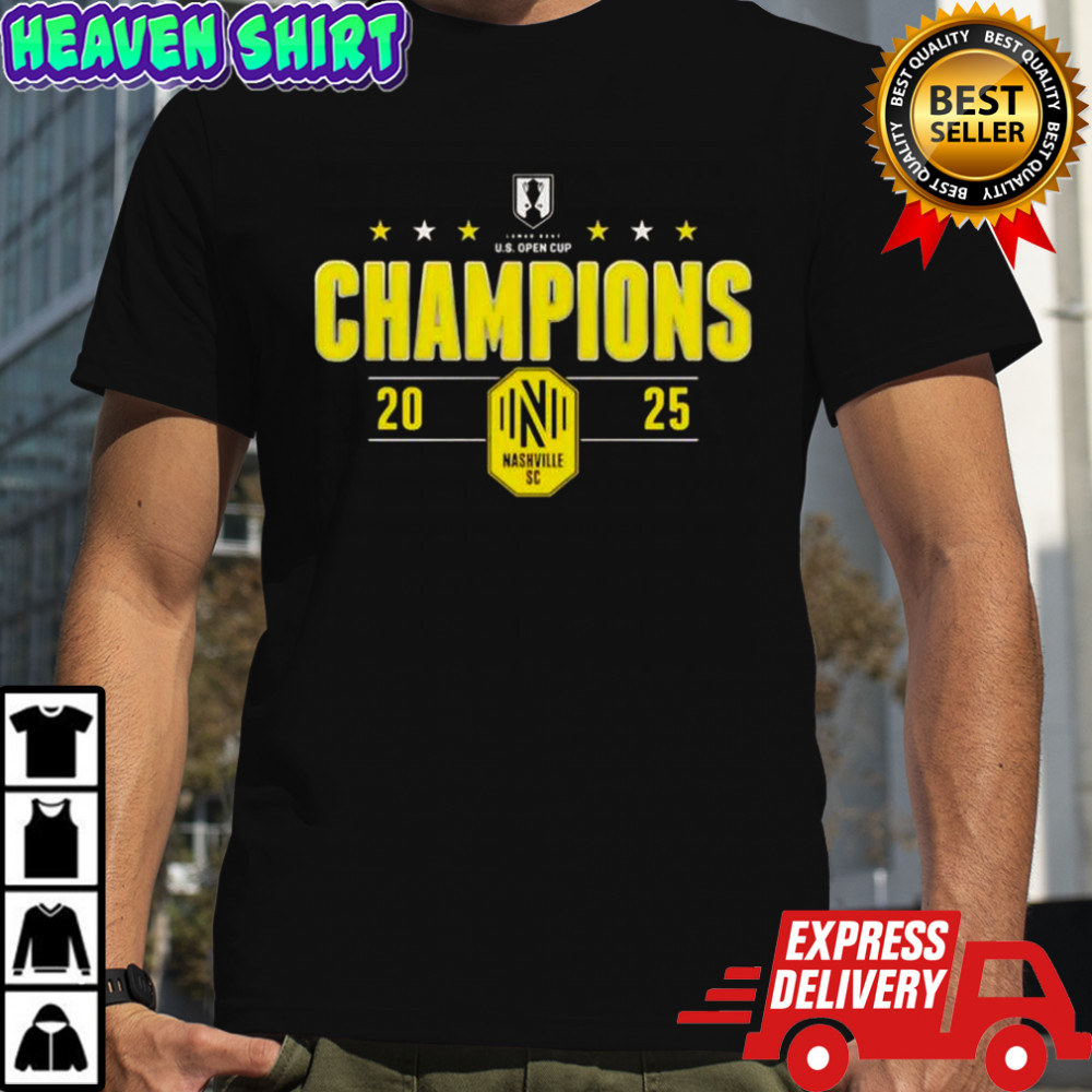 Nashville SC 2025 Lamar Hunt U.S. Open Cup Champions T-Shirt