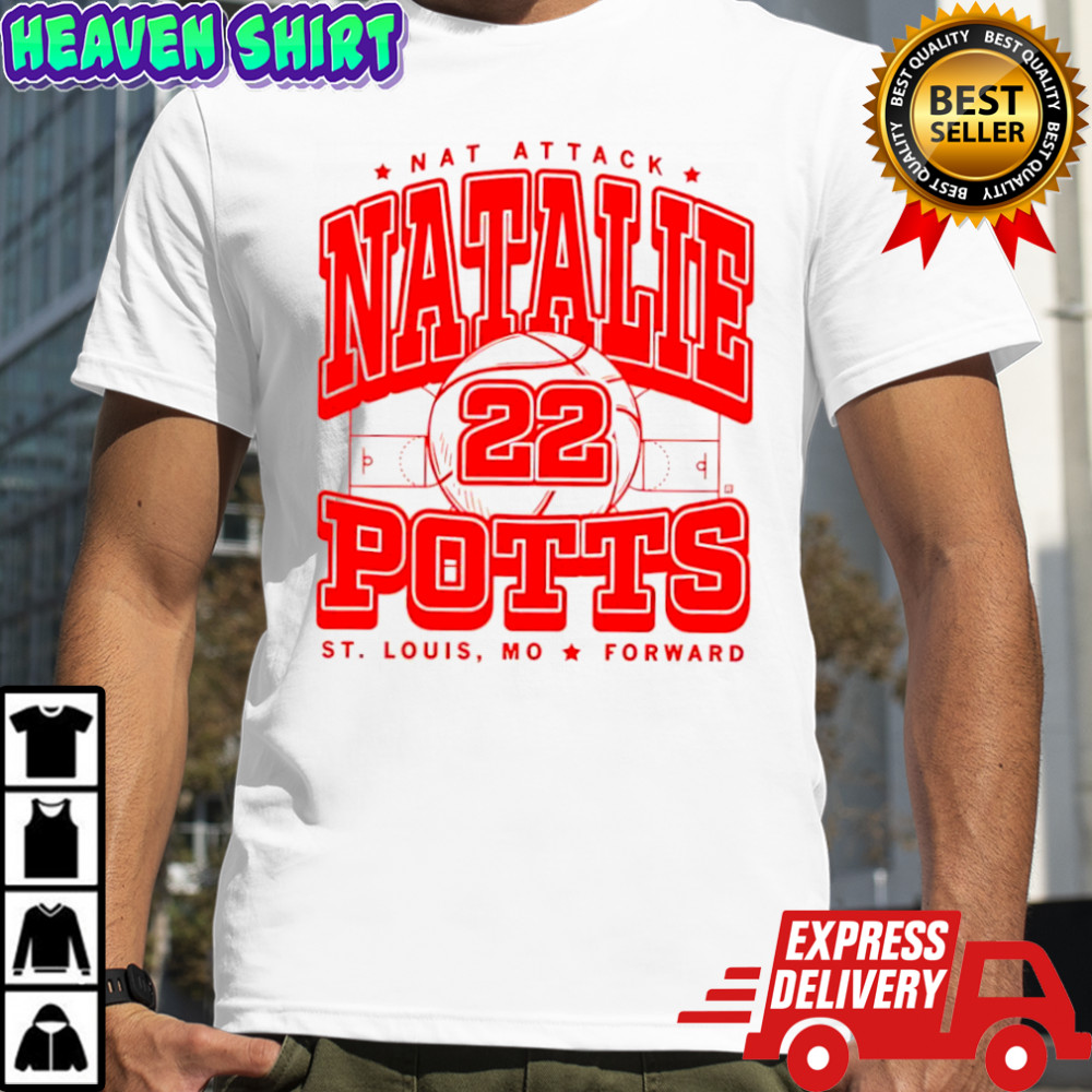 Nat Attack Natalie Potts St. Louis MO Forward basketball player shirt