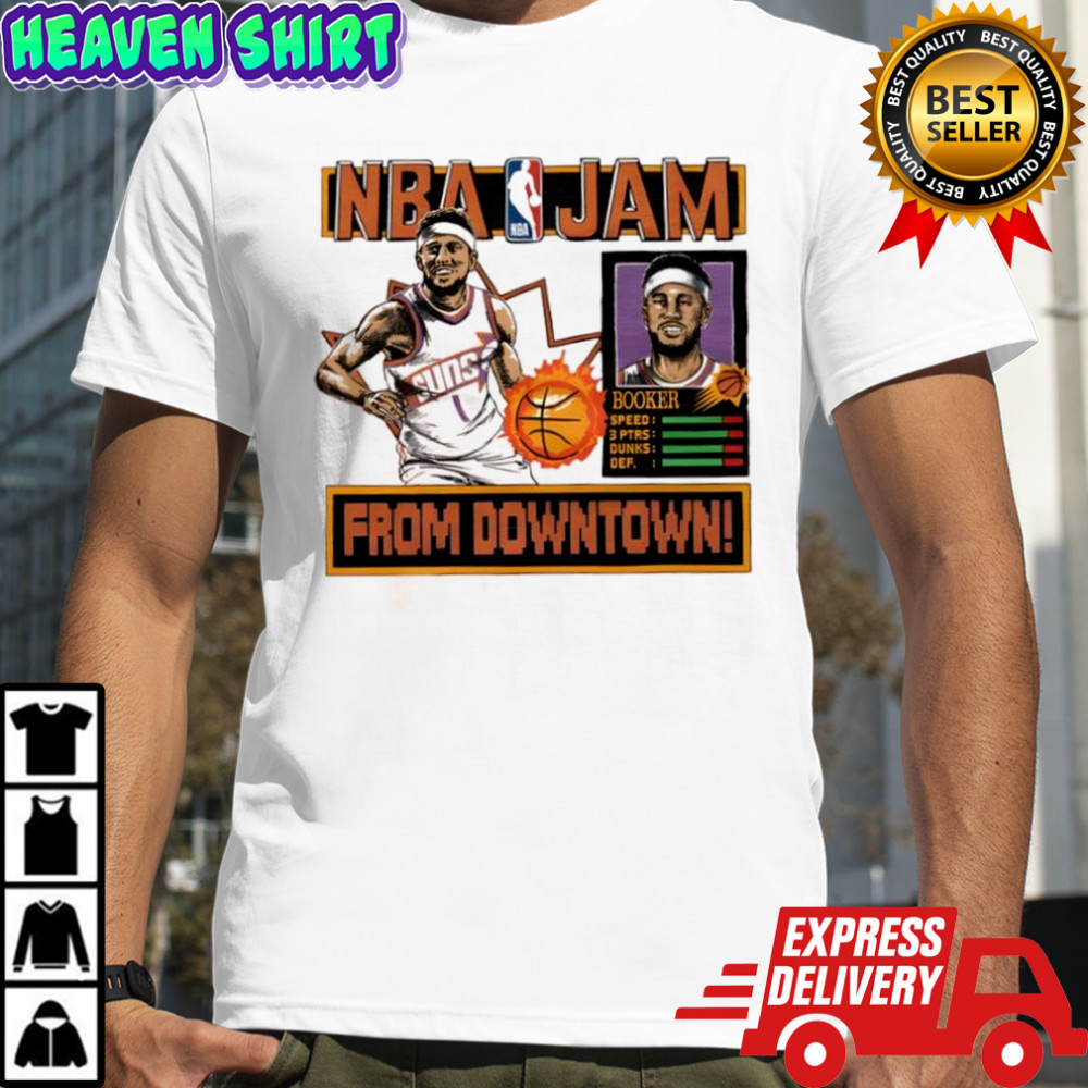 NBA Jam Suns Devin Booker shirt