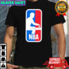 NBA logo parody shirt