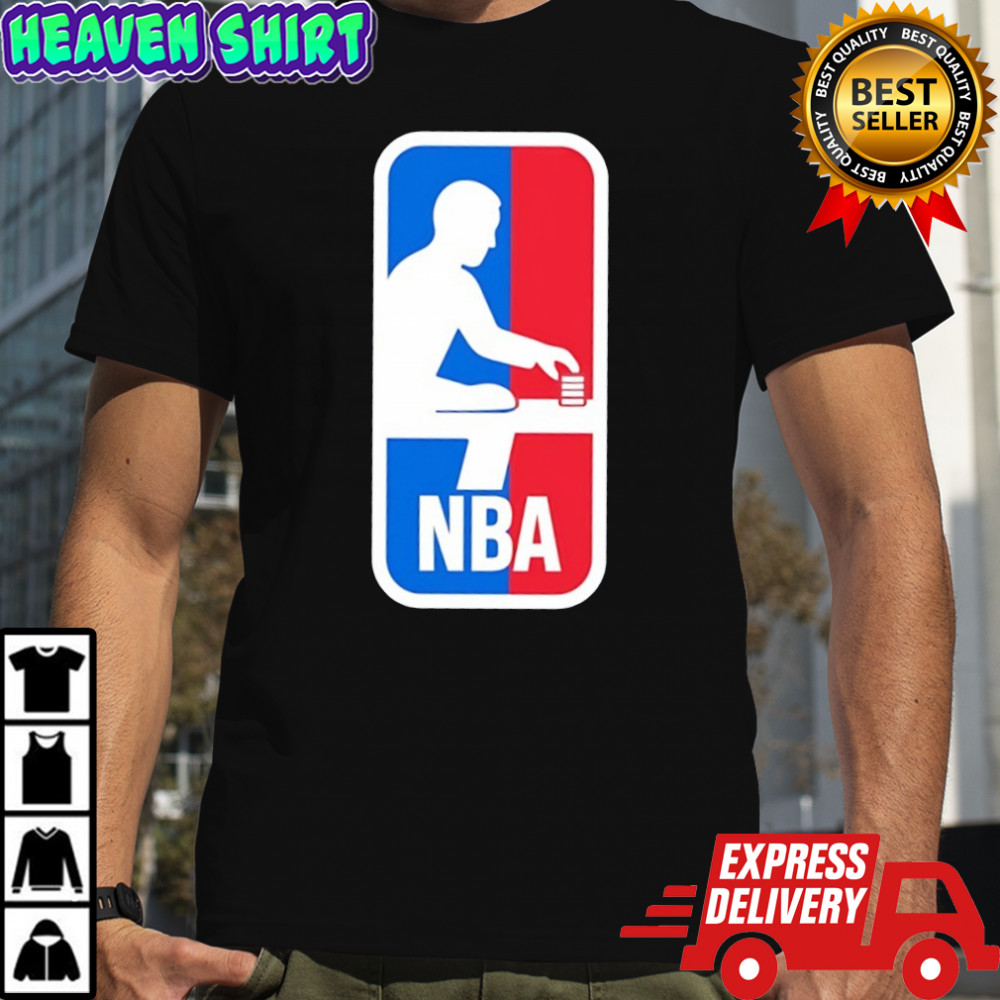 NBA logo parody shirt