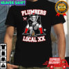New England Patriots Plumbers local XX Pat Patriot skeleton shirt