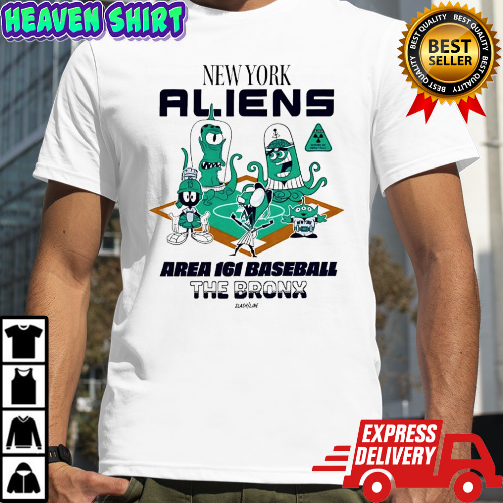 New York Aliens area 161 baseball the BronX graphic shirt
