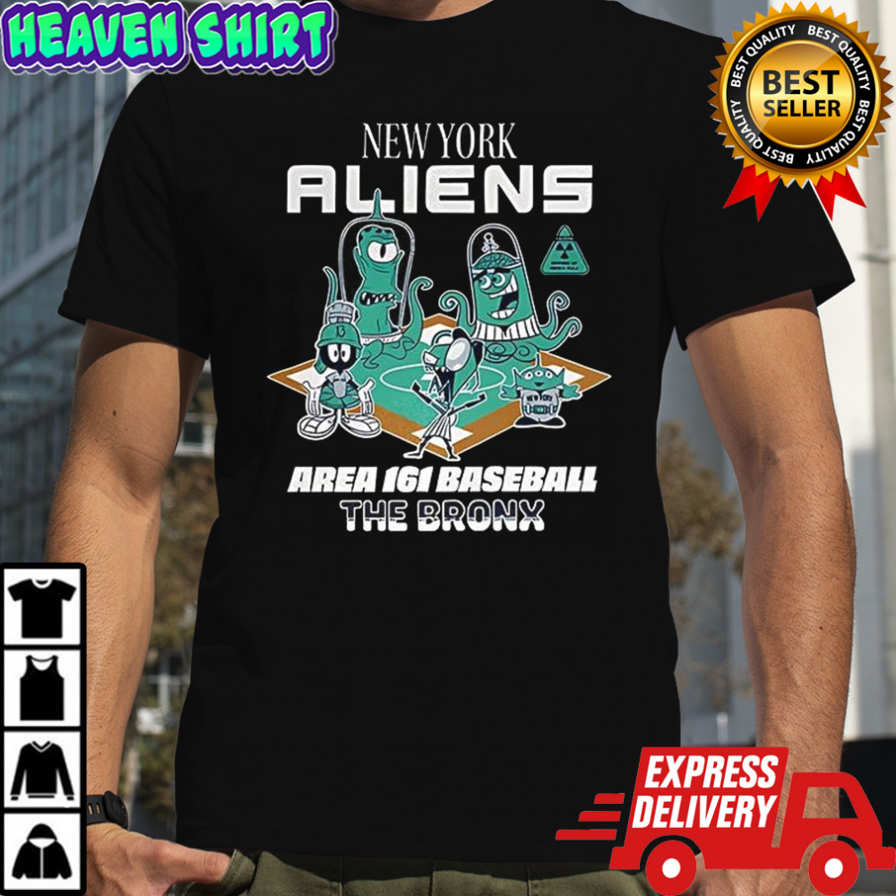 New York Aliens Area 161 baseball the bronx shirt