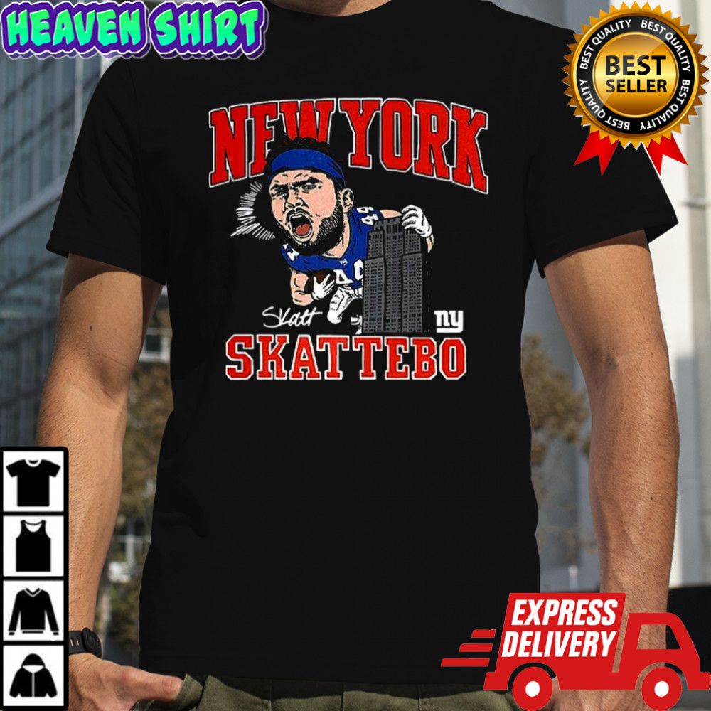 New York Giants Cam Skattebo caricature signature shirt