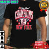 New York Giants Fanatics 4x Super Bowl Champions logo shirt