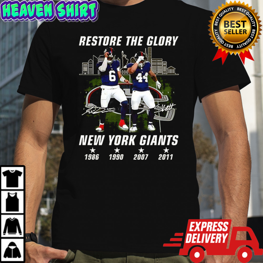 New York Giants restore the glory signature shirt
