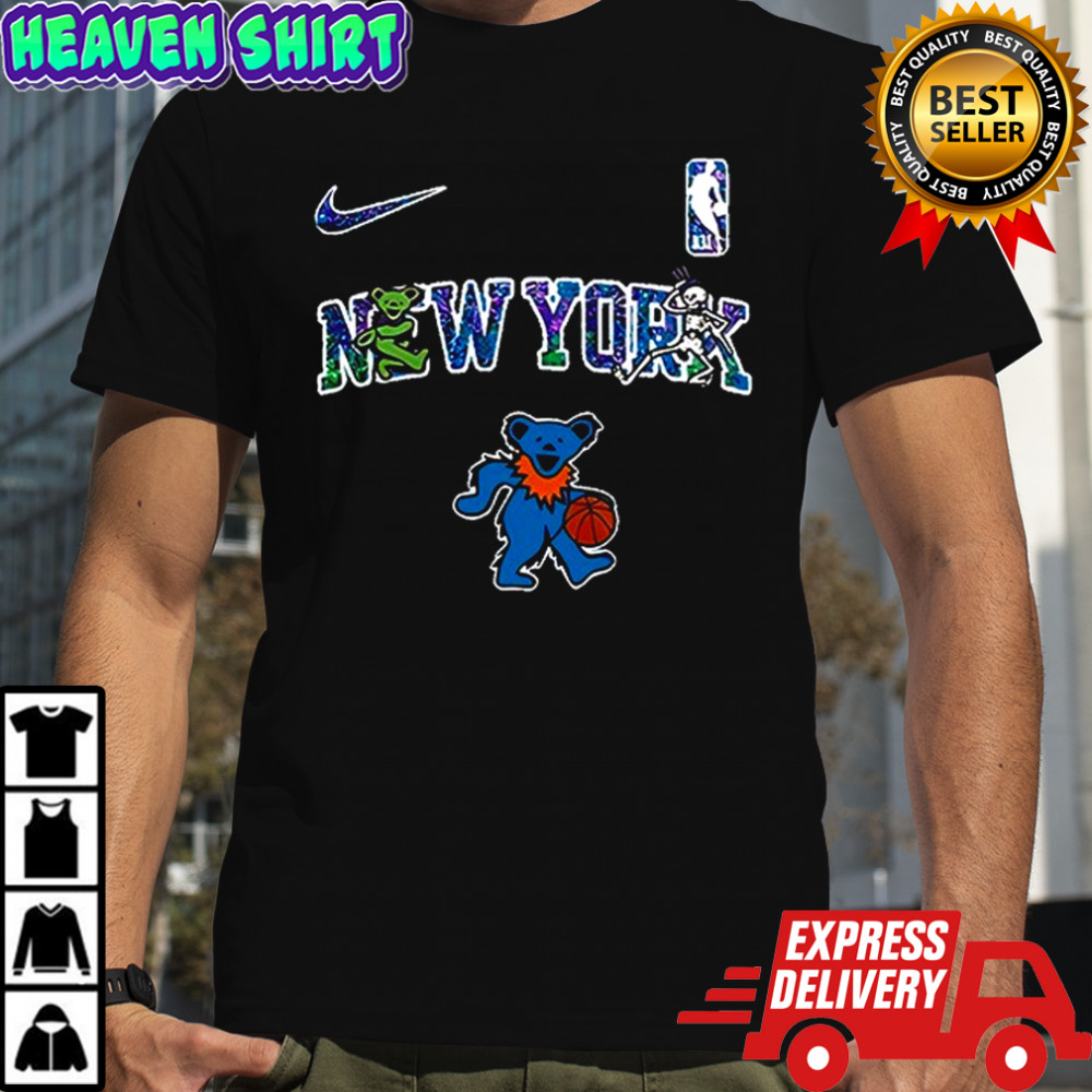 New York Knicks Grateful Dead 60th anniversary bears shirt