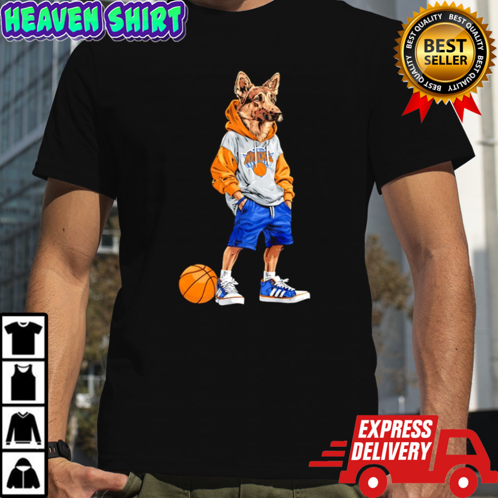 New York Knicks x German Shepherd Hoop Dogs shirt
