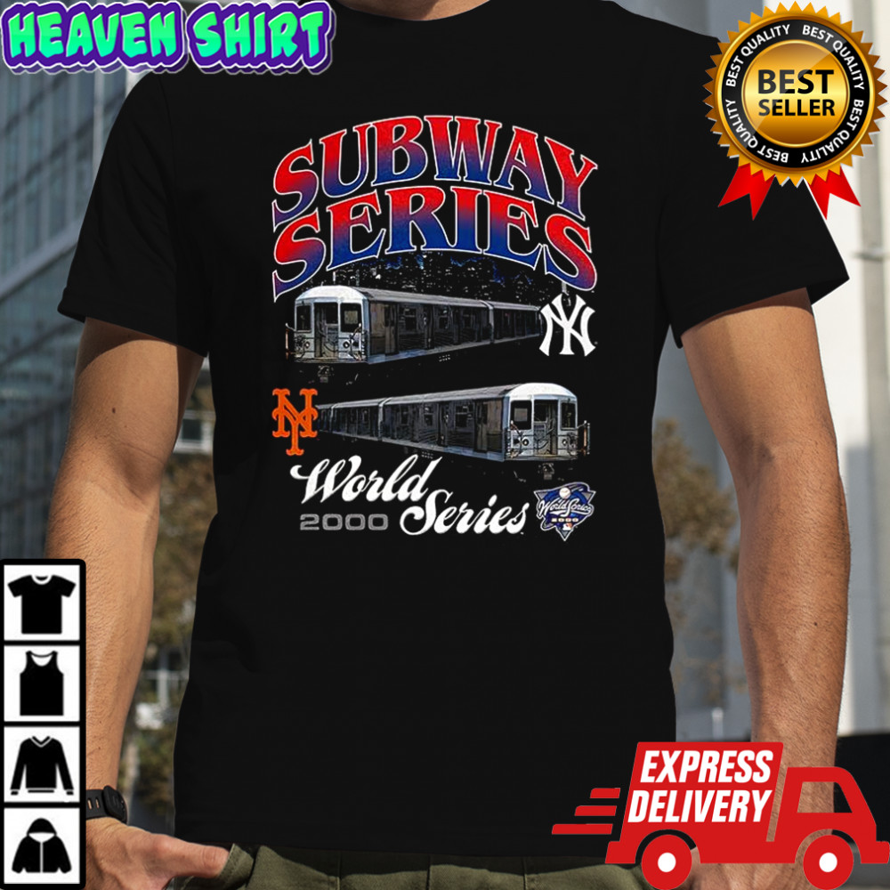 New York Yankees and New York Mets MLB Subway Series World Series 2000 shirt