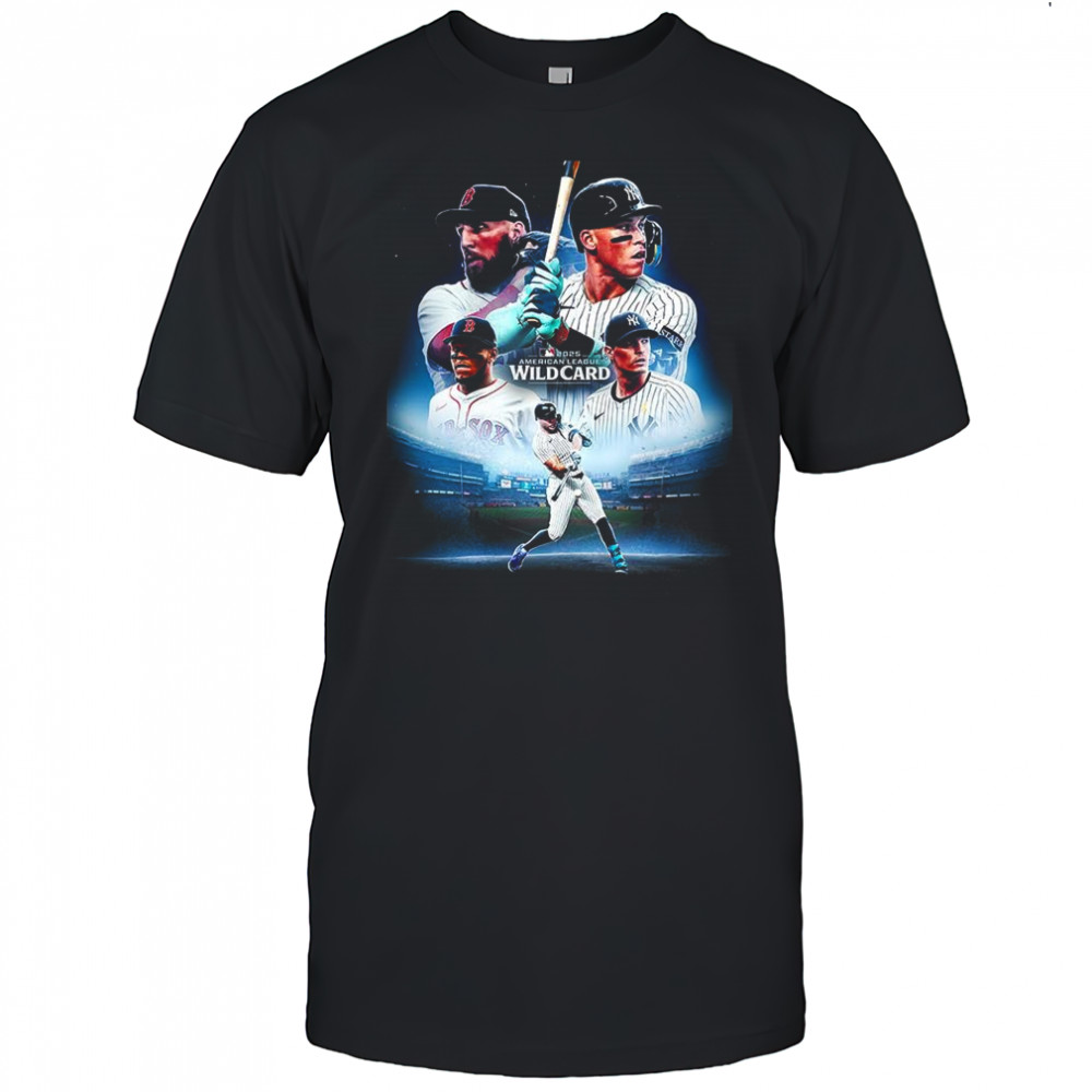New York Yankees vs Boston Red Sox Wildcard American League 2025 shirt
