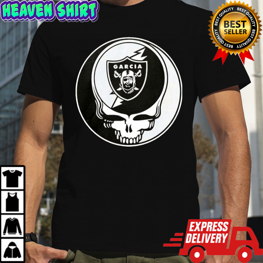 NFL Oakland Riders Grateful Dead Stealie T-Shirt