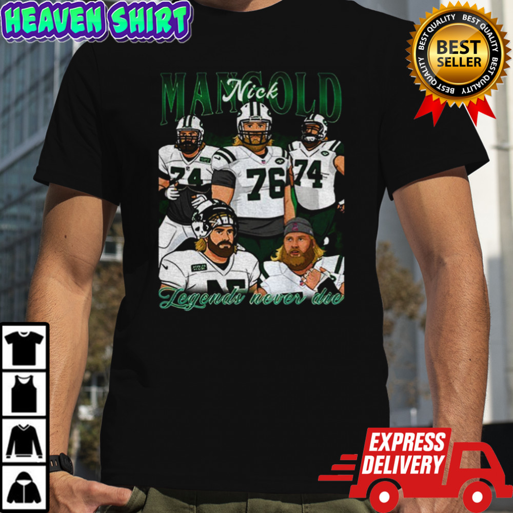Nick Mangold New York Jets NFL Football 1984 2025 RIP Legends never Die graphic shirt