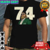 Nick Mangold tribute New York Jets 74 shirt