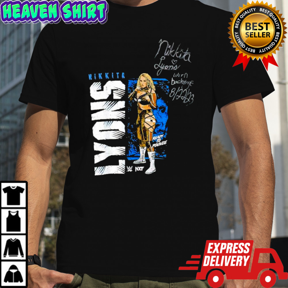 Nikkita Lyons Autographed superstar shirt
