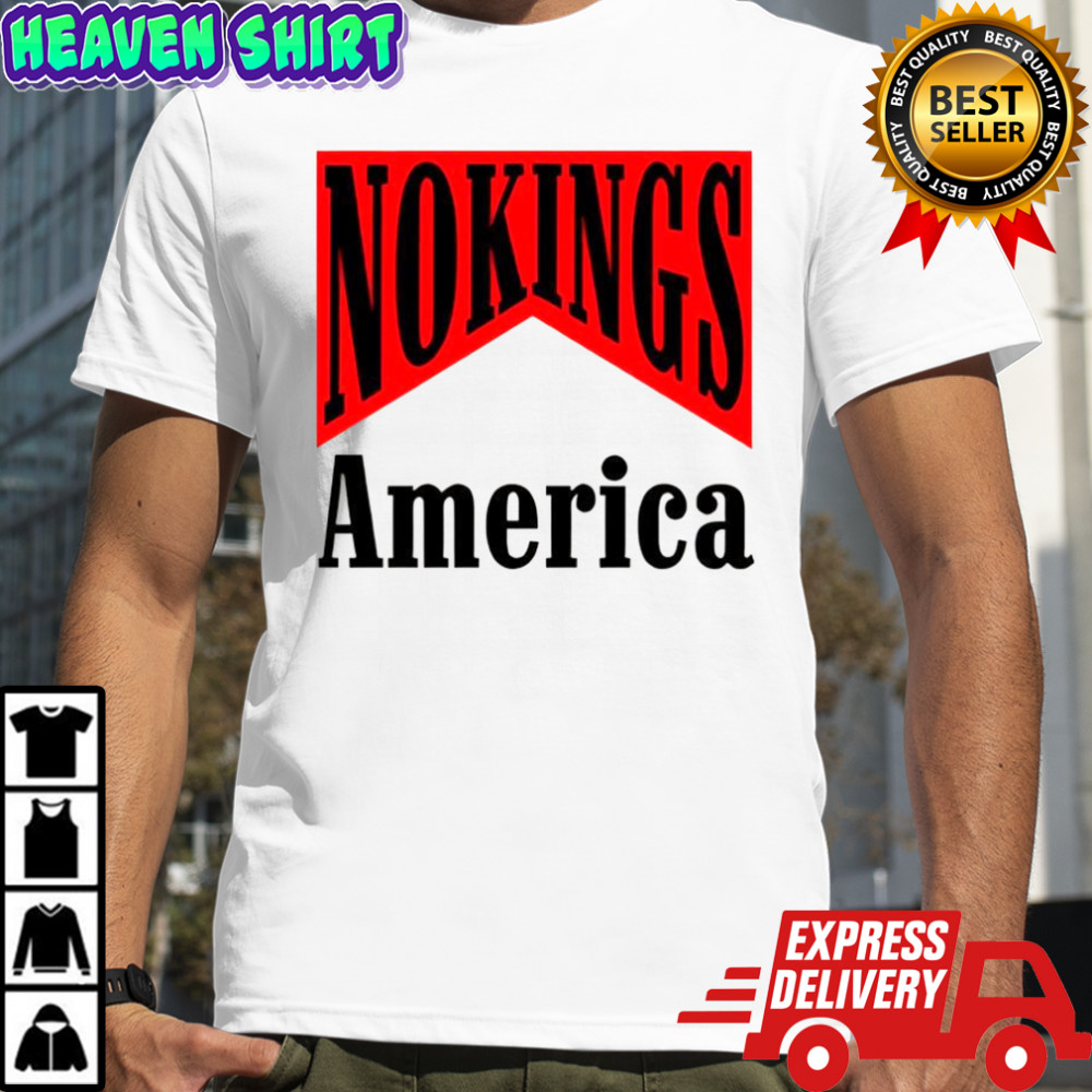No Kings America medicine packaging sarcastic shirt