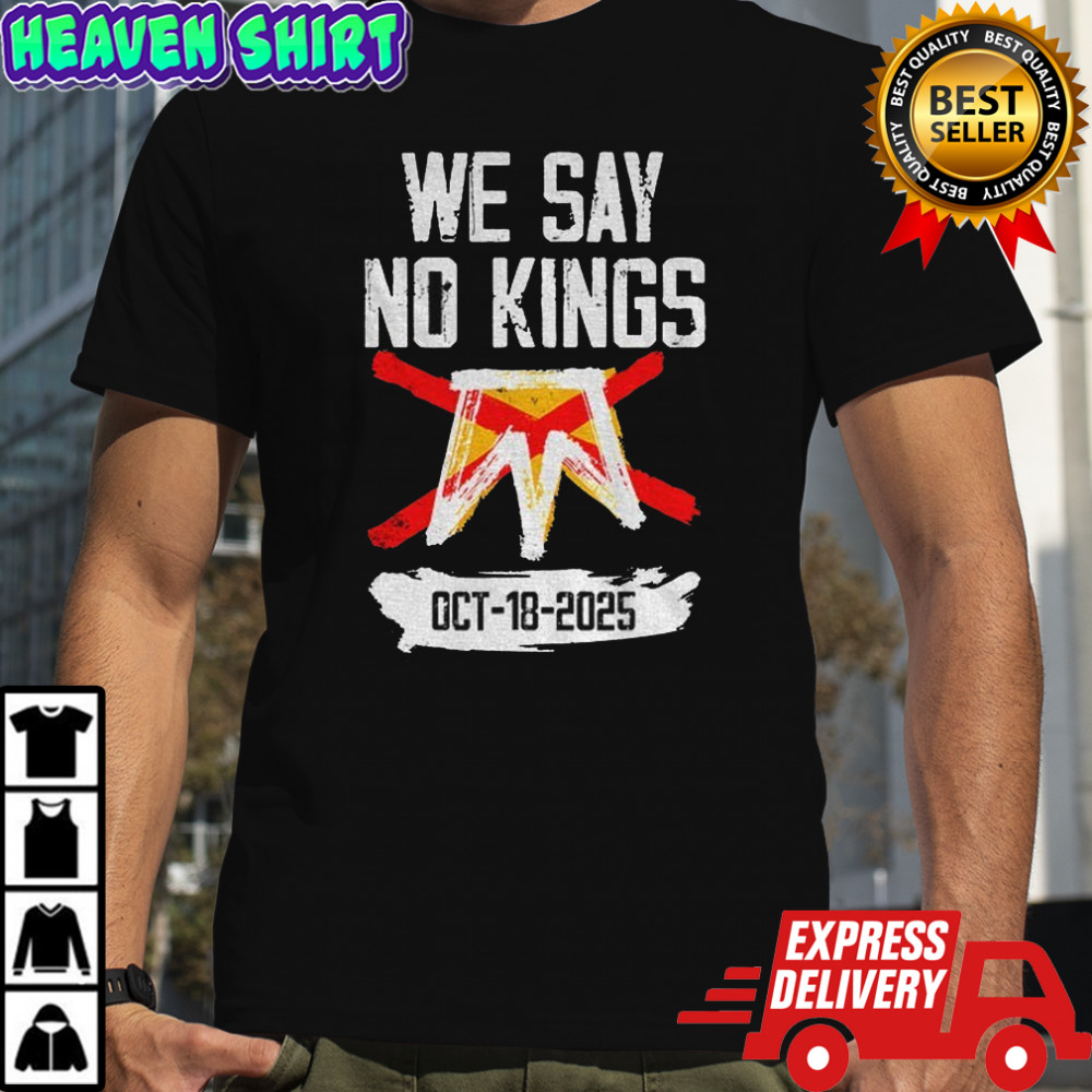 No Kings In America 18 October 2025 Anti Trump shirt