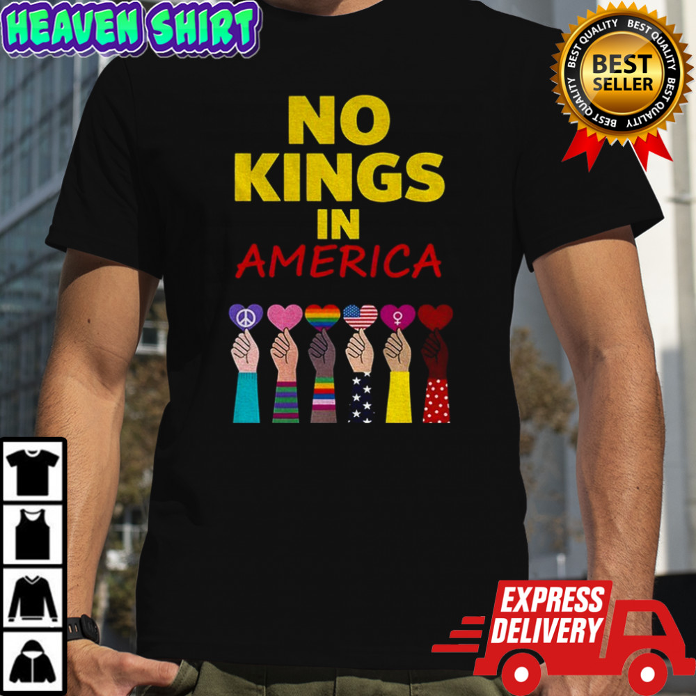 No Kings in America Protest shirt