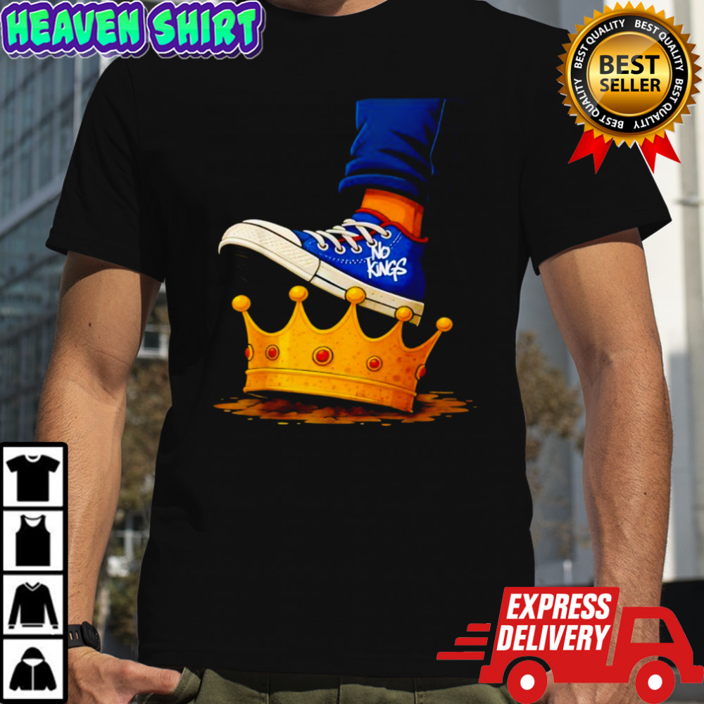 No Kings Shoe On Crown shirt
