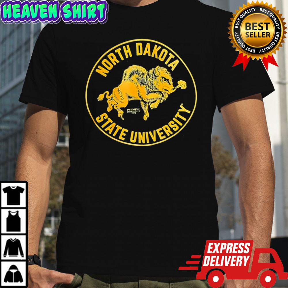 North Dakota State Bison Bison mascot logo shirt