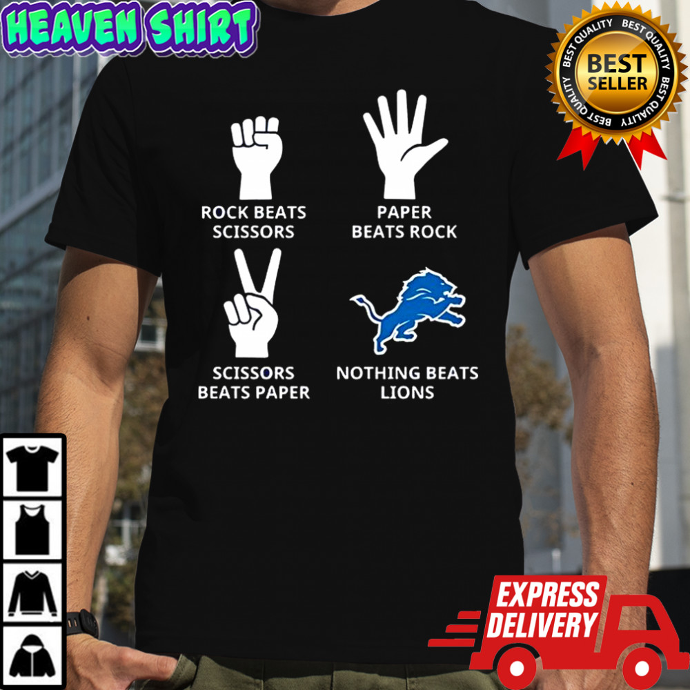 Nothing Beats Detroit Lions football logo shirt