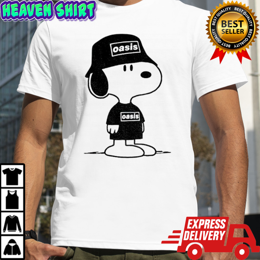 Oasis Snoopy Inspired Concert 2025 shirt