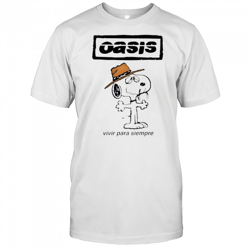 Oasis Snoopy Polera Mucky Rock shirt