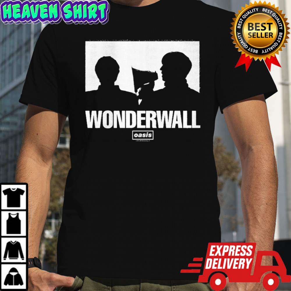 Oasis Wonderwall Silhouette Celebrate 30 Years Of Wonderwall By Iconic 1995 T-shirt