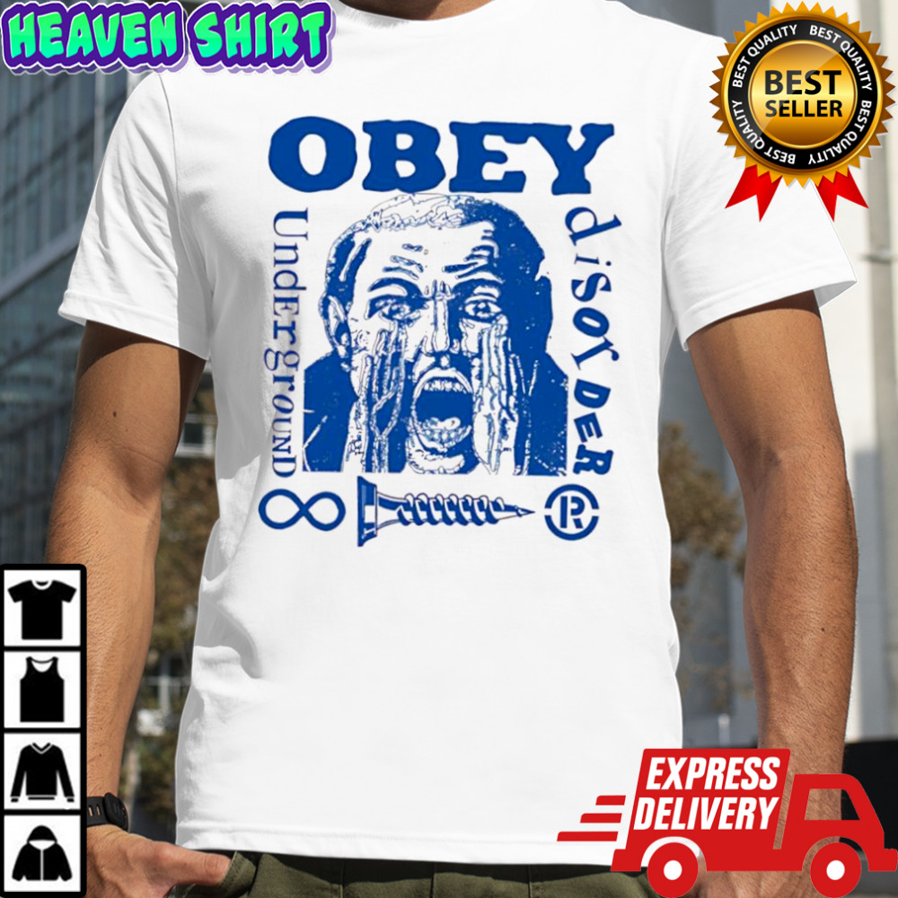 Obey Records Underground Disosder shirt