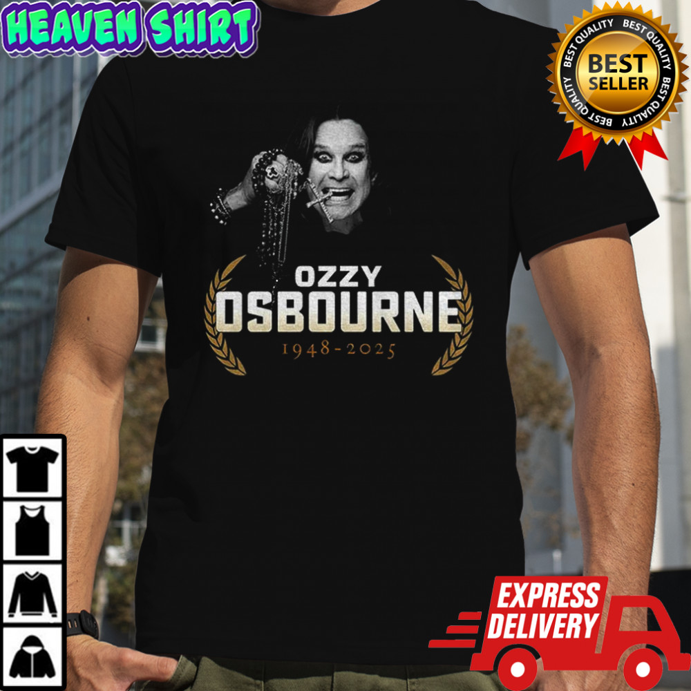 Official RIP Ozzy Osbourne 1948-2025 shirt