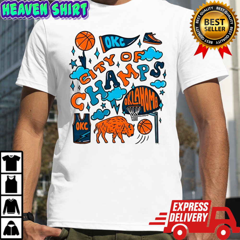 Oklahoma City Thunder basketball city of Champs graphic shirt