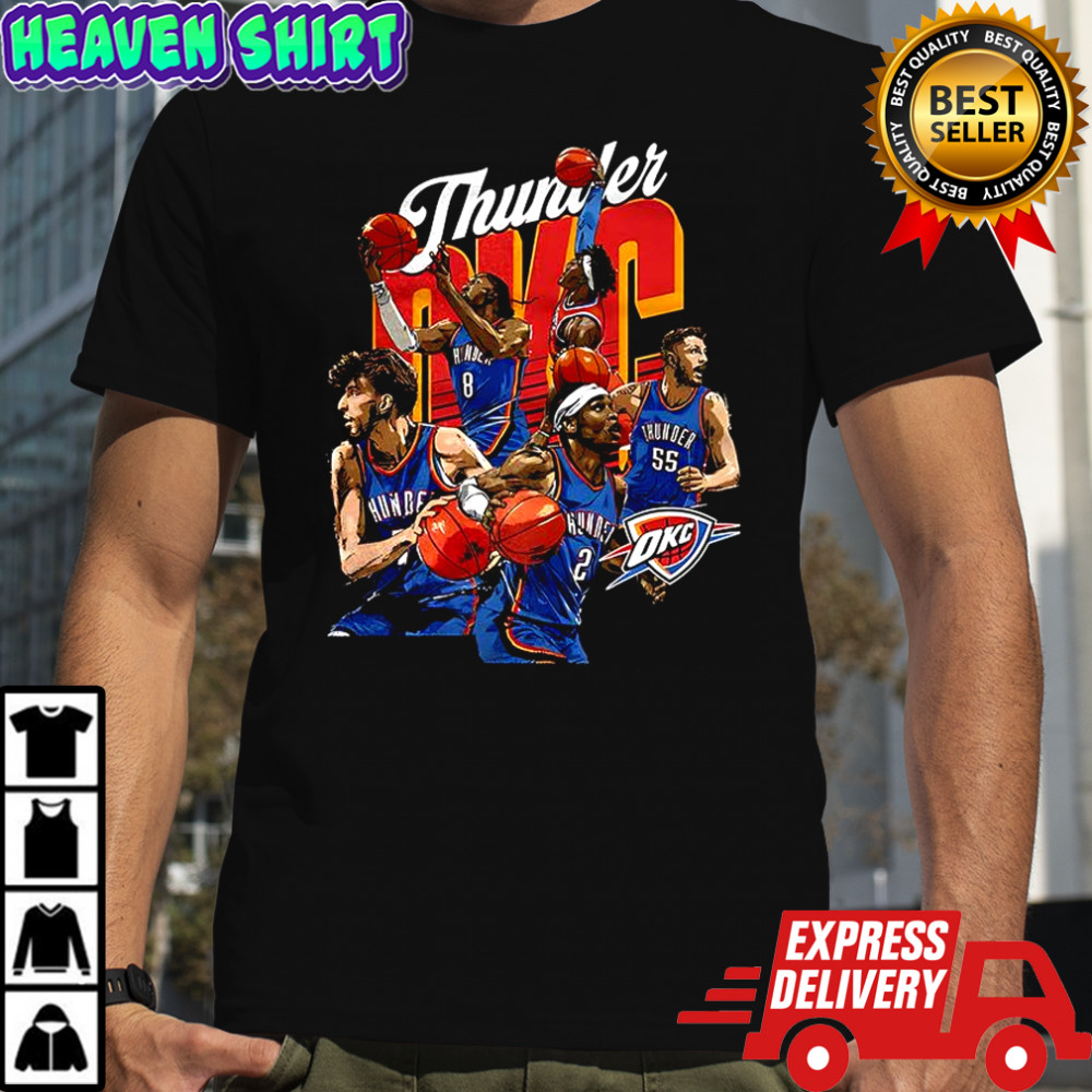 Oklahoma City Thunder basketball Starting player shirt