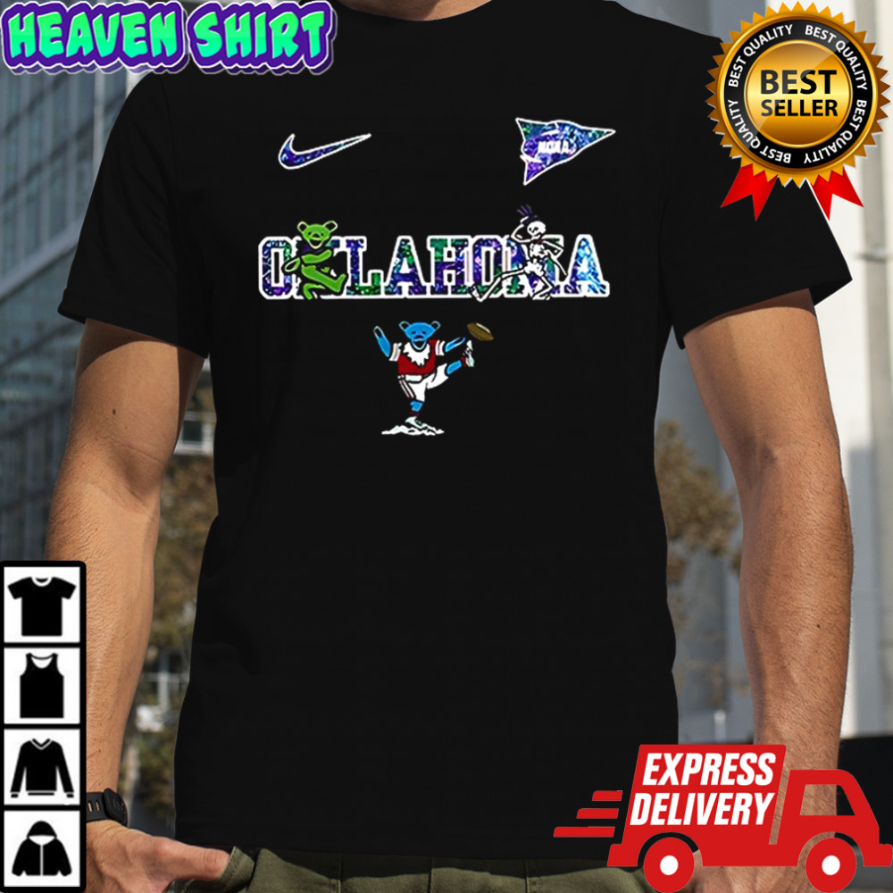 Oklahoma Sooners Grateful Dead 60th anniversary bear mascots shirt