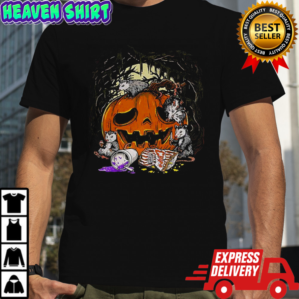 Opossum Jack-o’-lantern Pumpkin Halloween shirt