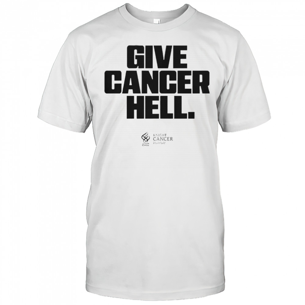 Oregon Ducks Football 2025 Give Cancer Hell T-Shirt