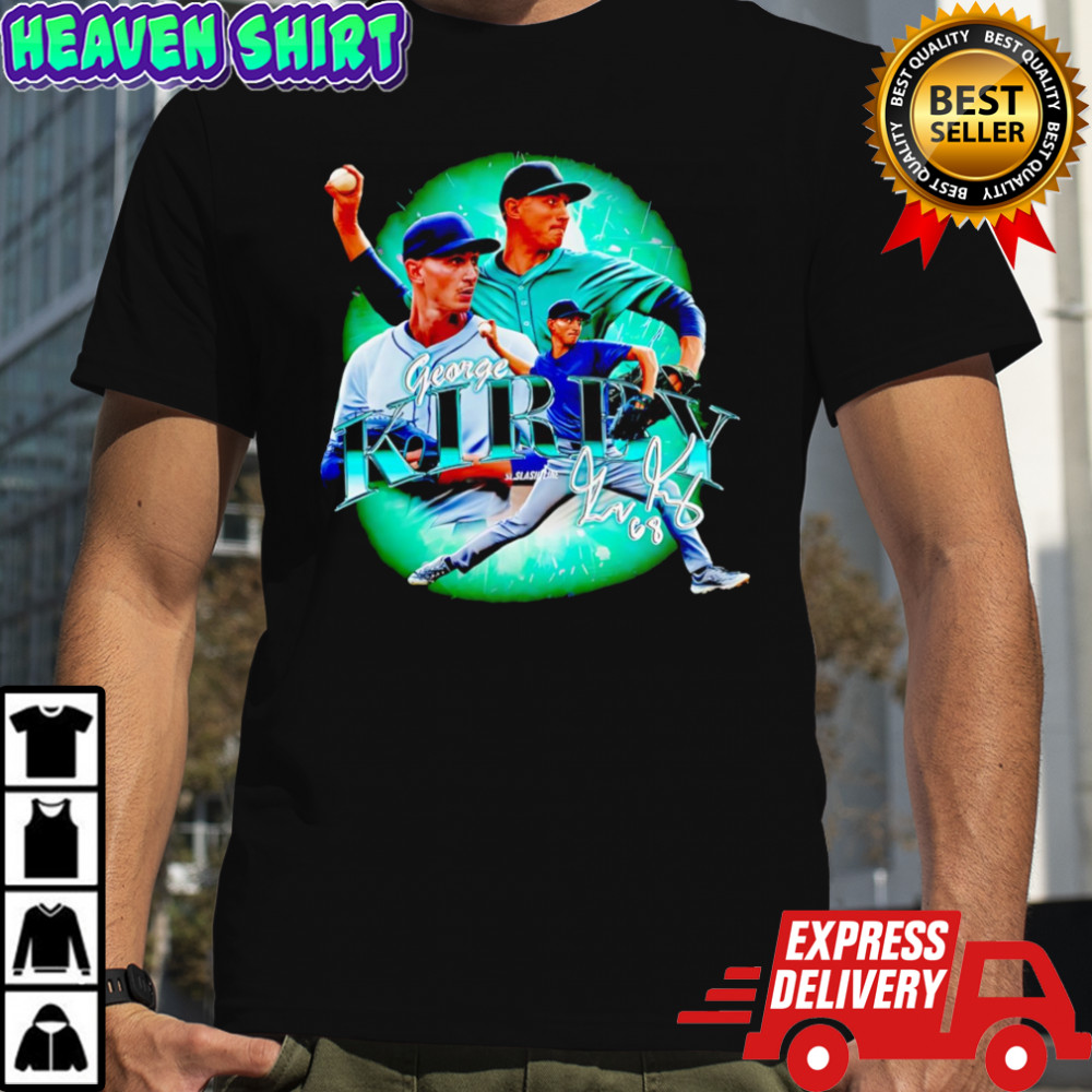 Original George Kirby Pitcher Baseball Players Action Signature shirt